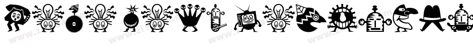 Mini Pics LilCreatures字体转换